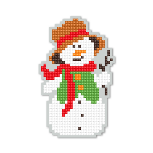 ZK 10927 Kit with beads - Pendant - Snowman