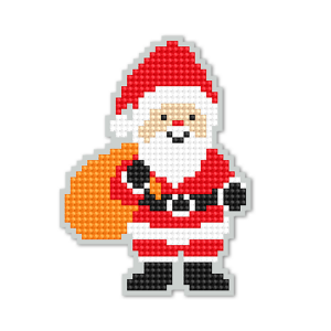 ZK 10926 Kit with beads - Pendant - Santa Claus