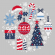 Cross stitch pattern for a phone - Christmas sampler