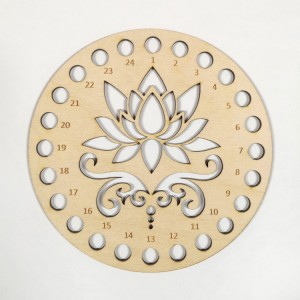 997-01 Floss organizer - Openwork water lily
