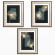 Cross stitch pattern for a phone - Crystal flowers - triptych