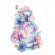Cross stitch pattern for a phone - Floral perfume