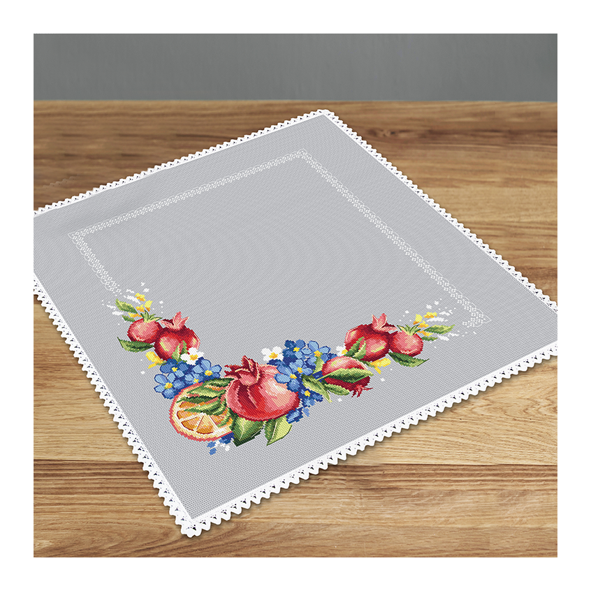 Cross stitch pattern for a phone - Fruit napkin