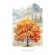Cross stitch pattern for a phone - Four seasons - Autumn tree