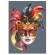 Cross stitch pattern for a phone - Venetian mask