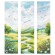 Cross stitch pattern for a phone - Bookmarks - Landscape - triptych