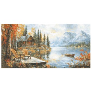 LS B716 Cross stitch kit - Echoes of a golden season
