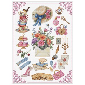 LS B7041 Cross stitch kit - Beauty
