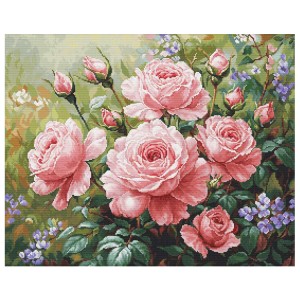 LS B717 Cross stitch kit - Rosengarten