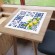 Cross stitch pattern for a phone - Napkin with lemons