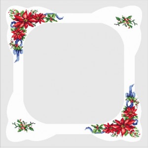GU 8219 Cross stitch pattern - Tablecloth with a star