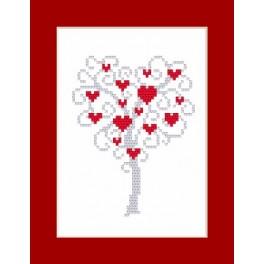 GU 8668 Předloha - Karta - Strom srdcí