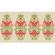 GU 8835 Cross stitch pattern - Easter egg - colourful arabesque