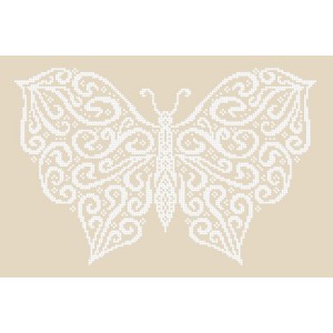 W 8551 ONLINE pattern pdf - Winter butterfly