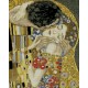 K 6091 Předtištěná kanava - Polibek - G. Klimt