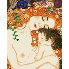 K 6092 Předtištěná kanava - Mateřství - G. Klimt