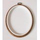 915-52 Embroidery hoop-frame oval 10 x 13,5 cm
