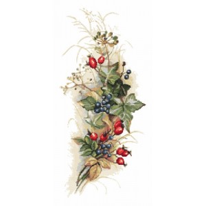 GC 10082 Cross stitch pattern - Autumn bouquet