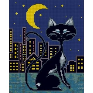GC 1091 Cross stitch pattern on paper - Cat