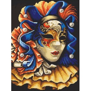 GC 8265 Cross stitch pattern on paper - Mysterious mask