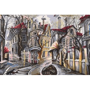 NPE 3308 Cross stitch kit - Through the mirror