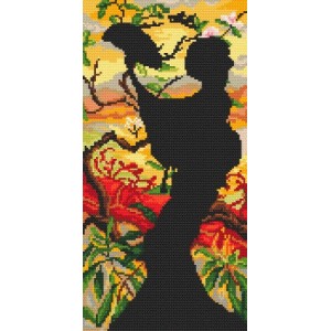 Z 4362 Cross stitch kit - Geisha - Morning