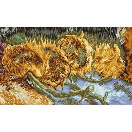Z 8006 Vyšívací sada - Čtyři utržené slunečnice - V. Van Gogh