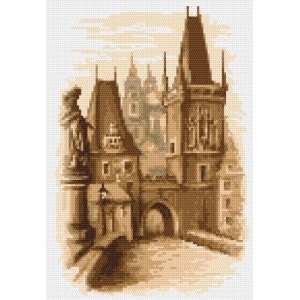 Z 8216 Cross stitch kit - Charles Bridge - Prague