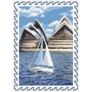 Z 8403 Cross stitch kit - Holiday memories - Australia