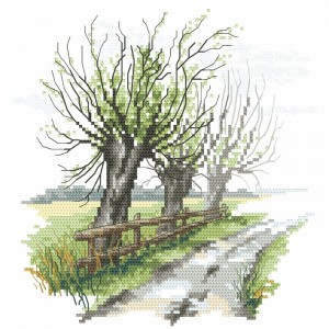Z 8690 Cross stitch kit - The wind in the willows