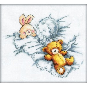 ZTM 156 Cross stitch kit - Baby sleeps