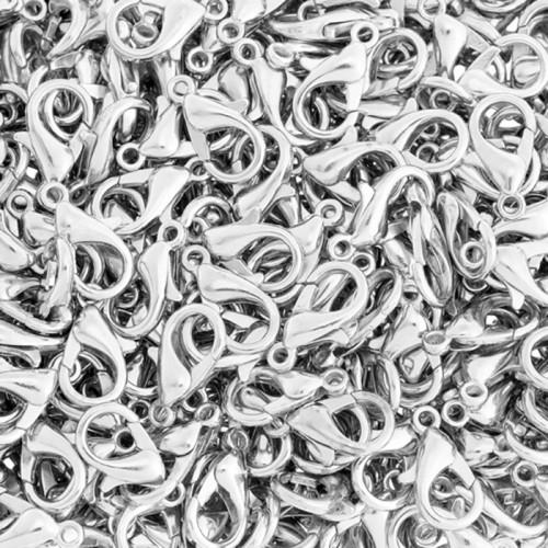 ZO12LM Zapnutí karabina barva stříbro 12mm ZO12LM Zapnutí karabina barva stříbro 12mm