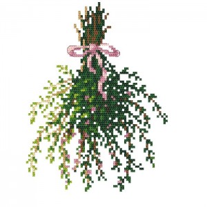 GC 8714 Printed cross stitch pattern - Thyme