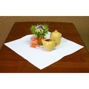 975-01 Ubrousek Aida 45x45 cm bílá