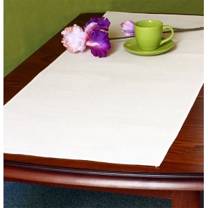 973-01 Runner Aida 45x110 cm (1,5x3,6 ft) white