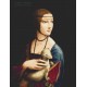 K 8930 Předtištěná kanava - Dáma s hranostajem - Leonardo da Vinci