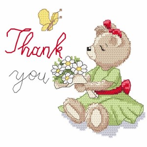 Z 8776 Cross stitch kit - Thank you