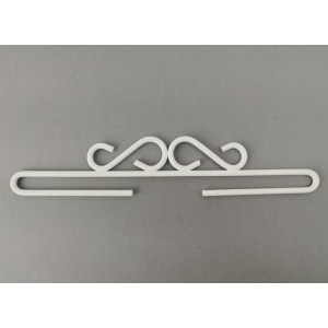 922-04 Wire hanger 20cm white