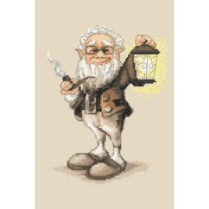 GC 10141 Cross stitch pattern on paper - Cheerful troll