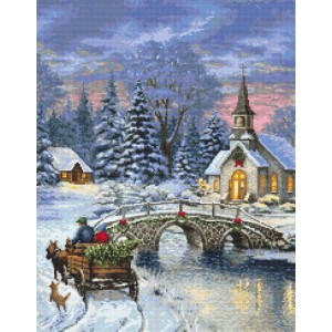 GC 8944 Cross stitch pattern on paper - Christmas nostalgia