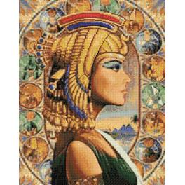 WD139 Diamond painting sada - Egyptská královna