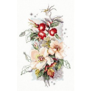 MN 100-102 Cross stitch kit - Rosa canina
