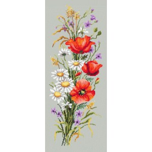 W 10215 Cross stitch pattern PDF - Field bunch