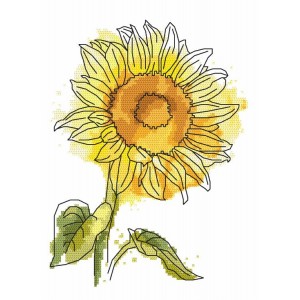 ZN 10225 Cross stitch tapestry kit - Lovely sunflower