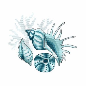 Z 10221 Cross stitch kit - Sea shells III
