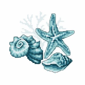 GC 10220 Cross stitch pattern - Sea shells II