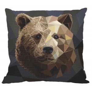 GU 8983-01 Cross stitch pattern - Pillow - Mosaic bear