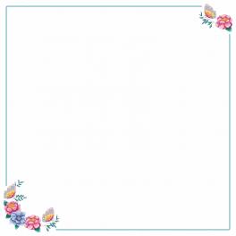 W 4397 Předloha ONLINE pdf - Ubrus s květinami