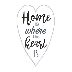 GC 8992 Cross stitch pattern - Home
