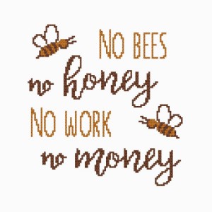 Z 8993 Cross stitch kit - Honey